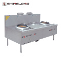 K400 Equipamentos de cozinha Caldeiras e 2 queimadores Gás Wok Range